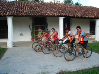  Iniziato il percorso in bicicletta